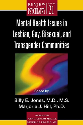 Stock image for Mental Health Issues in Lesbian, Gay, Bisexual, and Transgender Communities (Review of Psychiatry) for sale by HPB-Emerald