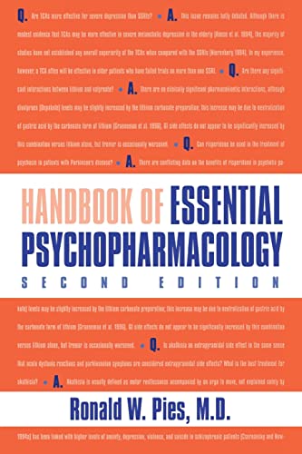 9781585621682: Handbook of Essential Psychopharmacology
