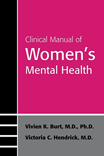 Beispielbild fr Clinical Manual of Women's Mental Health (Concise Guides) zum Verkauf von Save With Sam