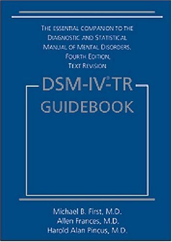 Beispielbild fr DSM-IV-TR Guidebook zum Verkauf von Better World Books