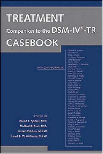 Imagen de archivo de Treatment Companion to the DSM-IV-TR Casebook a la venta por HPB-Red