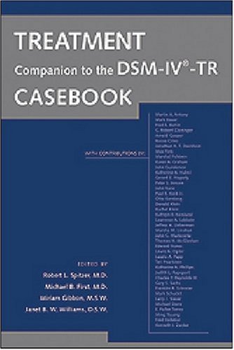 Stock image for Treatment Companion to the DSM-IV-TR Casebook for sale by HPB-Red