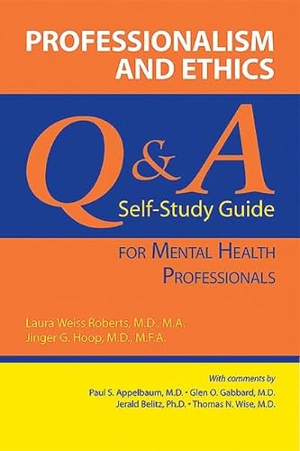9781585622443: Professionalism and Ethics: A Q & A Self- Study Guide for Mental Health Professionals