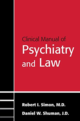 Beispielbild fr Clinical Manual of Psychiatry and Law zum Verkauf von Better World Books