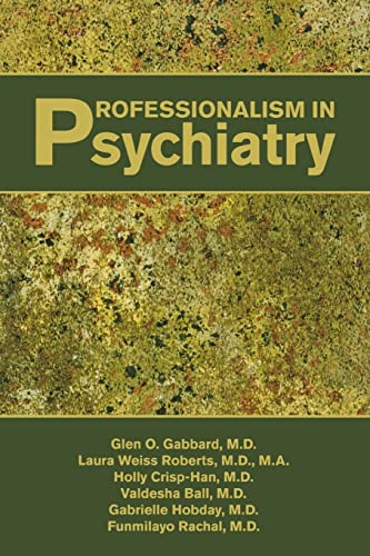 Stock image for Professionalism in Psychiatry for sale by BooksRun