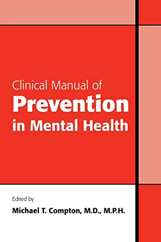 Beispielbild fr Clinical Manual of Prevention in Mental Health zum Verkauf von Decluttr
