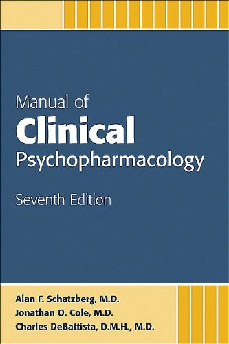 Beispielbild fr Manual of Clinical Psychopharmacology zum Verkauf von Better World Books