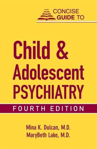 Beispielbild fr Concise Guide to Child and Adolescent Psychiatry (CONCISE GUIDES) zum Verkauf von Wonder Book