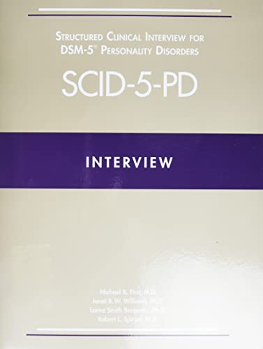 Beispielbild fr Structured Clinical Interview for DSM5 R Personality Disorders SCID5PD zum Verkauf von Buchpark