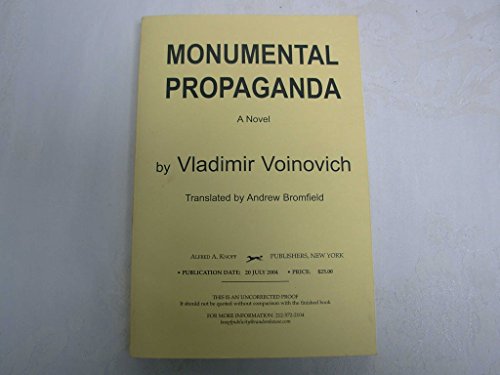 Imagen de archivo de Monumental Propaganda a la venta por Open Books