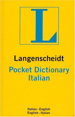 Beispielbild fr Langenscheidt's Pocket Dictionary Italian zum Verkauf von Bookmonger.Ltd