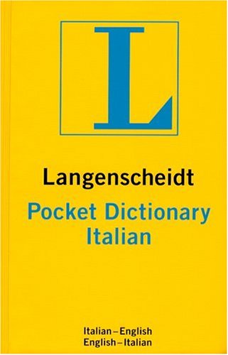 Imagen de archivo de Langenscheidt's Pocket Dictionary Italian a la venta por Wonder Book