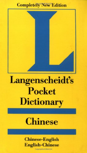 Langenscheidt's Pocket Dictionary Chinese/English English/Chinese (9781585730575) by Editorial, Langenscheidt