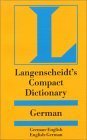 9781585733514: Compact German Dictionary: German-English English-German (Langenscheidt Compact Dictionaries) (German Edition)