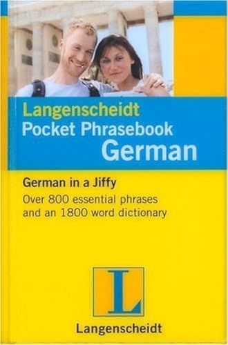 Imagen de archivo de Langenscheidt Pocket Phrase Book German (German and English Edition) a la venta por Front Cover Books