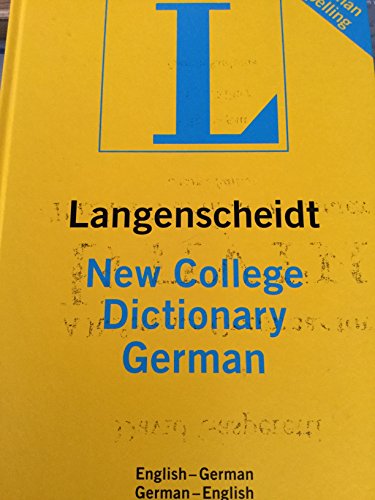 Langenscheidt New College German Dictionary: English-German/German-English (Langenscheidt Standard Dictionaries) (German Edition)