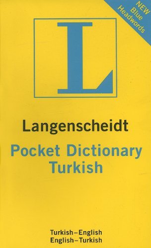 Beispielbild fr Langenscheidt Turkish Pocket Dictionary: Turisk-English / English-Turkish (Turkish and English Edition) zum Verkauf von Seattle Goodwill