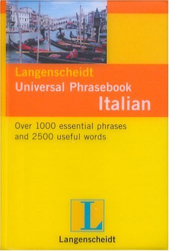 Beispielbild fr Langenscheidt's Universal Phrasebook Italian (Italian Edition) zum Verkauf von Wonder Book