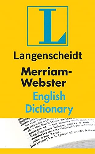 Beispielbild fr Langenscheidt Merriam-Webster English Dictionary zum Verkauf von Ergodebooks