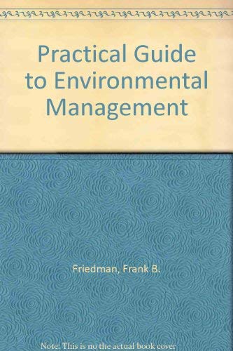Imagen de archivo de Practical Guide to Environmental Management a la venta por Wonder Book