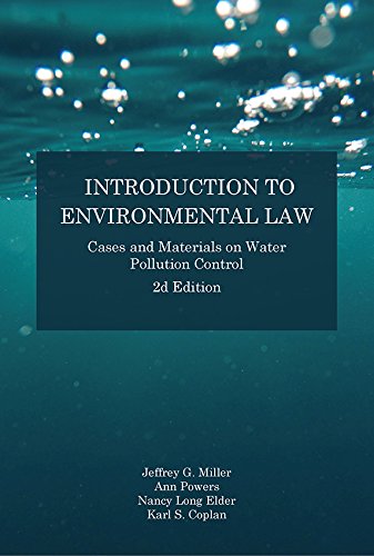Beispielbild fr Introduction to Environmental Law: Cases and Materials On Water Pollution Control (Environmental Law Institute) zum Verkauf von BooksRun
