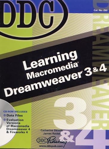 Imagen de archivo de DDC Learning Macromedia Dreamweaver 3 & 4 (DDC Learning Series) a la venta por The Book Cellar, LLC