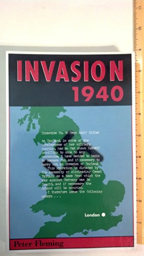 Beispielbild fr Invasion 1940 zum Verkauf von Better World Books