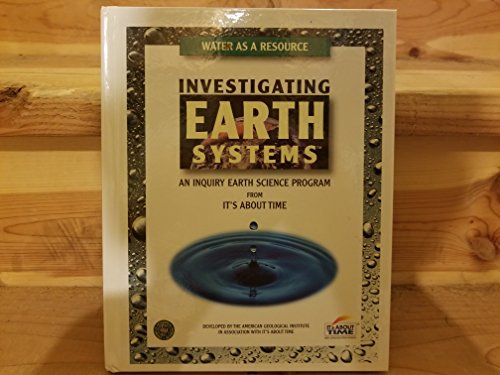 Imagen de archivo de Water as a Resource (Investigating Earth Systems) a la venta por Wonder Book