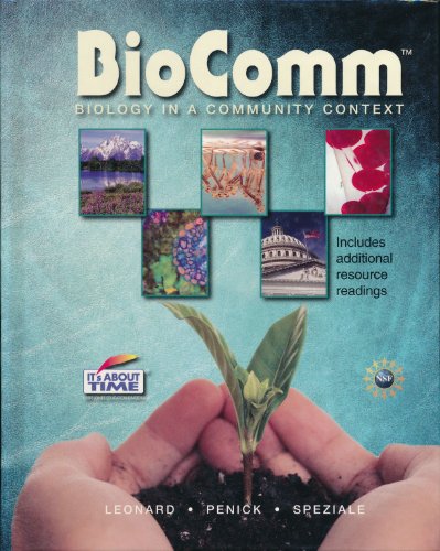 Imagen de archivo de BioCom: Biology In A Community Context a la venta por ThriftBooks-Atlanta