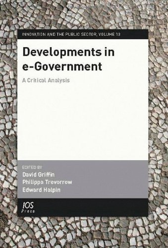 Beispielbild fr Developments in E-Government : A Critical Analysis zum Verkauf von Better World Books Ltd