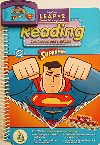 Stock image for Superman; Leapfrog 2, Interactive Book and Cartridge (Reading, Leap Frog 2) for sale by Pennywisestore