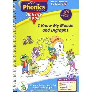 9781586057640: I Know My Blends and Diagraphs Activity Book (Interactive Book and Cartidge Included) (LeapPad Phonics Program)