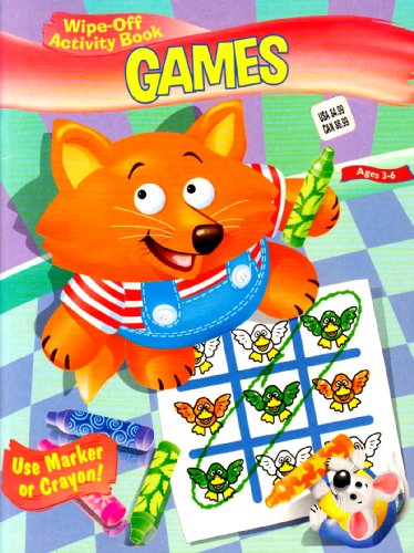 Beispielbild fr Games: Wipe-Off Activity Book (Wipe-Off Activity Books) zum Verkauf von Wonder Book