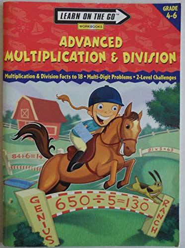 Stock image for Advanced Multiplication & Division (Learn on the Go Grade 4 - 6) for sale by Wonder Book
