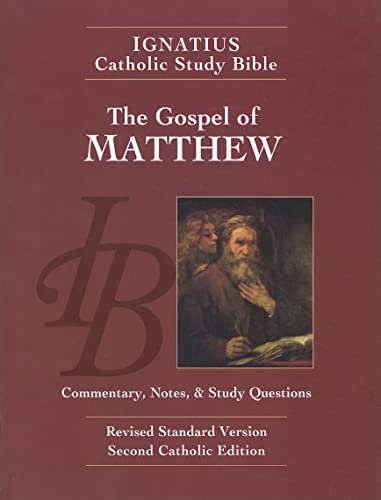 Beispielbild fr The Gospel According to Matthew (Ignatius Catholic Study Bible) zum Verkauf von Goodwill of Colorado