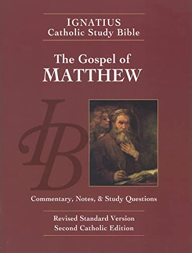 Imagen de archivo de Ignatius Catholic Study Bible Matthew a la venta por PBShop.store US