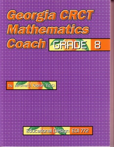 9781586200176: Georgia CRCT Mathematics Coach, Grade 8 (EDI 772)
