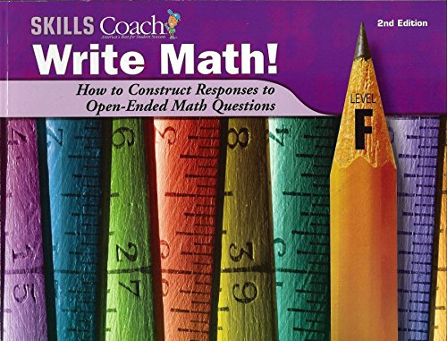 Stock image for How to Contstruct Responses to Open-ended Math Questions (SKILLS COACH WRITE MATH) for sale by ThriftBooks-Dallas