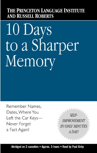 Imagen de archivo de 10 Days to a Sharper Memory a la venta por Library House Internet Sales