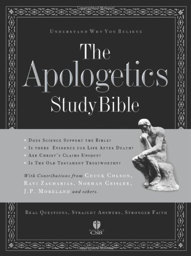 Beispielbild fr The Apologetics Study Bible (Apologetics Bible) Black zum Verkauf von Ergodebooks