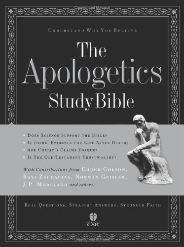 Stock image for The Apologetics Study Bible (Apologetics Bible) Black for sale by Ergodebooks