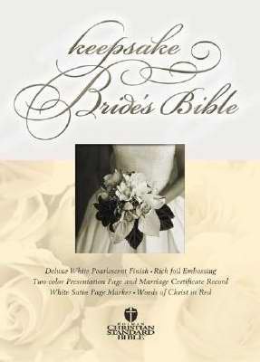 Beispielbild fr HCSB Keepsake Bride's Bible (Gold page edges and cover stamping) zum Verkauf von Ergodebooks