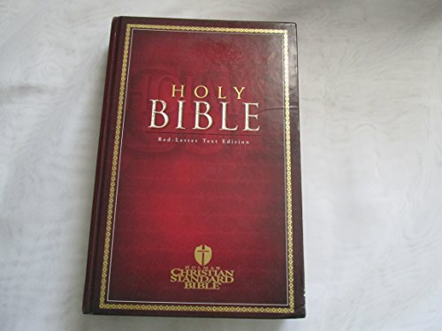 Beispielbild fr Holy Bible Holman Christian Standard Bible: Red-Letter Text Edition zum Verkauf von Ergodebooks