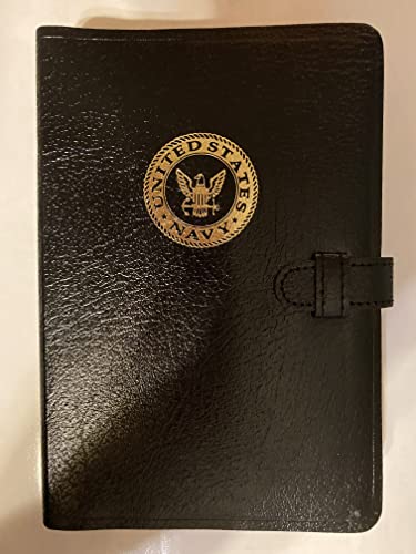 Beispielbild fr The Sailor's Bible ; United States Navy: Holman Christian Standard Bible with Special Prayer and Devotional Section for Navy Personnel, Navy Black, Bonded Leather, Slide-Tab Closure zum Verkauf von Books of the Smoky Mountains