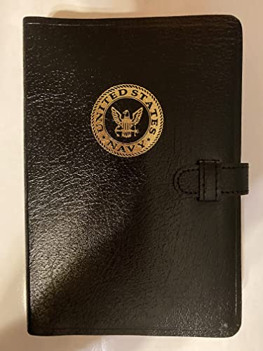 Stock image for The Sailor's Bible ; United States Navy: Holman Christian Standard Bible with Special Prayer and Devotional Section for Navy Personnel, Navy Black, Bonded Leather, Slide-Tab Closure for sale by Books of the Smoky Mountains