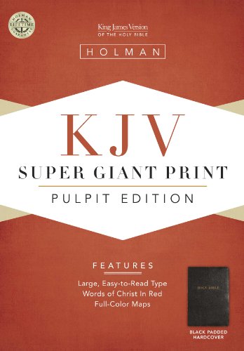 KJV Pulpit Bible, Black Padded Hardcover