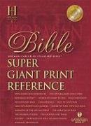 9781586402662: HCSB Super Giant Print Reference Bible, Burgundy