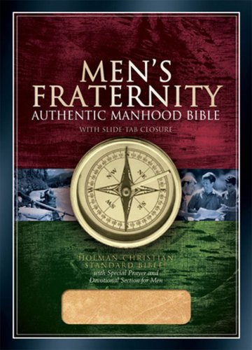 Imagen de archivo de HCSB Men's Fraternity Authentic Manhood Bible, British Tan Imitation Leather a la venta por SecondSale