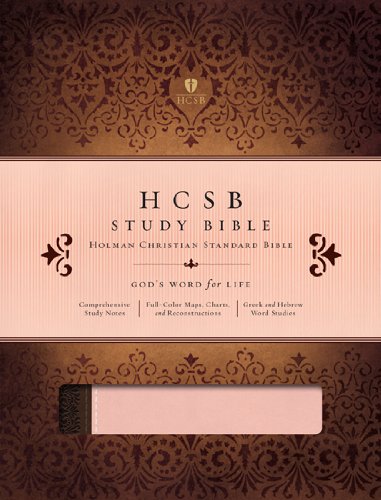 9781586405533: HCSB Study Bible, Blush/Brown Leathertouch