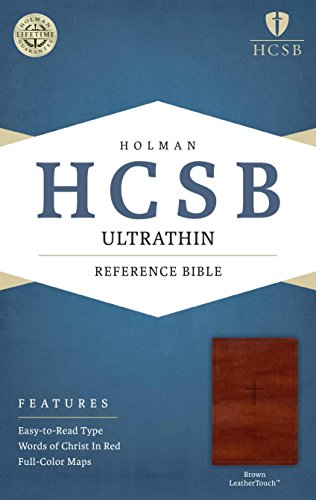 9781586407223: HCSB Ultrathin Reference Bible, Brown Leathertouch